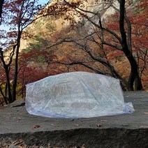 등산용 야외 캠핑 바람막이 초경량 비닐쉘터, 200 x 200 x 150 (L), 1개