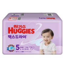 하기스 NEW 맥스드라이 점보 밴드형 남여공용 6단계(14~19kg), 600매, 0   5step(11~16kg) / 공용 특대