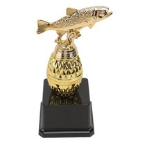 챔피언 어워드 컵 키즈 트로피 피쉬 상 파티골드 수상 동상 대회 농구 호의 축구월드, Golden 2