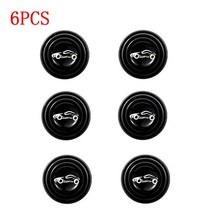 카오디오 블루투스범용 자동차 트렁크 방음 충격 흡수 가스켓 폭스바겐 충격 방지 두꺼운 쿠션 스티커 20, 06 6pcs B