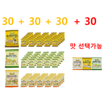 HBAF 허니버터 군옥수수맛 와사비맛아몬드10g x 30개 세트(총120개), 90개 + 군옥수수맛아몬드