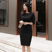 하이퀄리티 3월 4월 하객룩 원피스 아나운서 결혼식복장 수입 백화점 여성 패션 가을 추천 여자