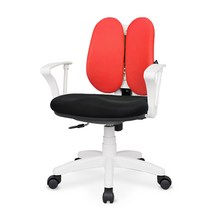 체어포커스 엔젤화이트 올칼라 WHAW 노헤드 올메쉬, 레드