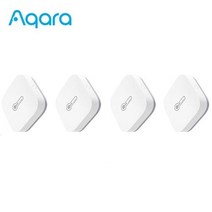디지털온습도계 온습도센서 어항필터 수족관여과기 어항여과기 Aqara온도 센서 스마트 공기 압력 습도 환경 샤오미 홈 홈키트용 컨트롤 Zigbee, 4pcs