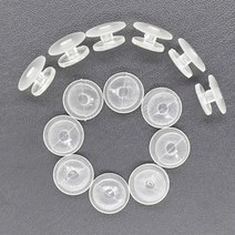 슬리퍼 버튼 부자재 재료 100개입 DD-10909 반투명 신발 악세서리 용품 보수, 단품, 1