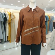 [JJ지고트(JJ JIGOTT)] [JJ JIGOTT]스텐 카라 프린트 블라우스 GJ9A0