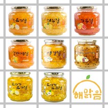 해맑음 과일청 10종 1+1, 도라지유자청+한라봉청
