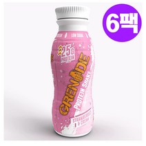 Grenade High Protein Shake 그레네이드 하이 프로틴 쉐이크 스트로베리 크림 330ml 6팩