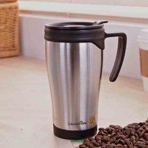 국산 고급 스텐 머그컵 텀블러 선택2번 14oz-410ml RHF+C_:5936DB 텀블러 스텐텀블러 보온보냉텀블러 손잡이텀블러 국산, 쿠팡배송, ◆옵션필수확인◆