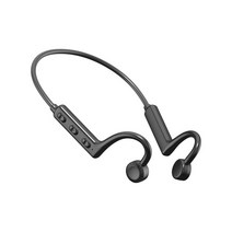 골전도이어폰 블루투스 스포츠 무선 이어폰 WooBong 플라스틱 골전도 이어폰 휴대용 HiFi 블루투스 호환 5, 01 Black