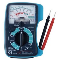 블루텍 아날로그 테스터(소형) 4009072 아날로그테스터 콘덴서 테스터 콘덴서용량테스트 콘덴서용량, 1