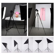 스튜디오 박스 포토부스 자연광조명 배경지거치대 50x70CM 조명 4 개의 램프 소프트 박스 키트 1 개 E27 베, 한개옵션0