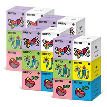 한예지 브리토 아이콘 미용티슈 250매 6입 4팩