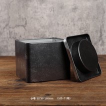 사각 차 틴케이스 차통 보이차보관 차엽관, 개, A