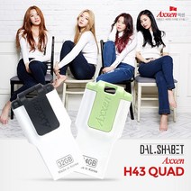 Axxen 액센 H43 QUAD USB 2.0, 퍼플, 16GB 퍼플