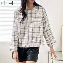 드넬 글로시트윗블라우스DWB23224A