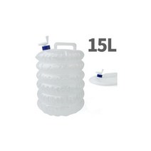 5L-15L 야외 접이식 물 가방 캠핑 접이식 물 컨테이너 다기능 텔레스코픽 저장 물 병을 마시는, 15L