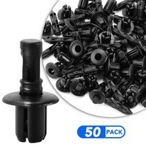 차량 튜닝 용품 Toyota C-HR Matrix Mirai FUN WAY AURIS JPN 택시 AVALON Century Rush Fortuner 용 자동 패스너 범퍼 펜더, [03] 6mm 50pcs