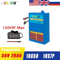 36V 20Ah 배터리 팩 10S7P 20000mAh 리튬 이온 18650 30A BMS 42V 2A 충전기 1200W 모터 전기 스쿠터 Ebike 자동차, [02] Battery-Charger-XT90