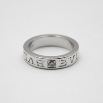 Bvlgari [빈티지] 불가리 화이트 골드 뉴비비 1P 다이아 BB 반지 7호 339980