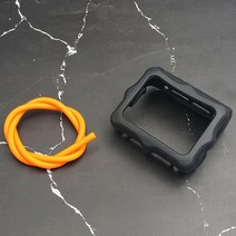 스쿠버 다이빙 실리콘 보호대 커버 Shearwater Perdix Ai Sa 컴퓨터 시계, [04] Blk With ORG Rope, 04 Blk With ORG Rope