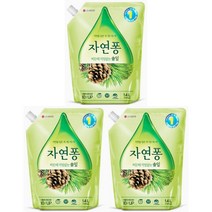 자연퐁 찌든때 걱정없는 솔잎 주방세제, 1400ml, 3개