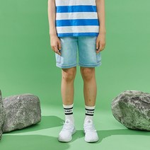 [유솔]논현점 **빠른배송** 최신 유행 사방스판 편한 3부 카고 배기데님 ULTH216UA
