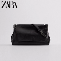 ZARA 자라 락플랩 숄더백 6360 615 잇지가방 유나백 체인 ITZY, 블랙