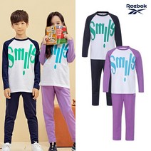 리복 키즈 REEBOK 리복키즈 스마일 기모 이지웨어 2종세트 택1 170사이즈까지 라글랑세트