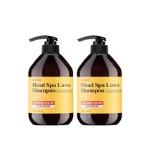 맥클린코스메틱 헤드스파 잔디 샴푸 중건성용 피오니 앤 리더리 머스크향, 500ml, 2개