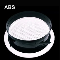 환풍기 베벨 공기 환기 75-200mm ABS 신소재 원형 디퓨저 덕트 커버 실내 신선한 시스템, 03 Dia.125mm