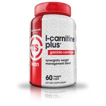 Top Secret L 카르니틴 플러스 60정 Top Secret Nutrition L-Carnitine Plus Garcinia Cambogia Weight