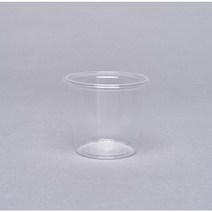 다용도 원형 용기 소스컵 반찬컵 다용도 3호 대 투명 165ml, 3000개