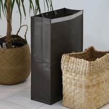 슬림 틈새 재활용 분리수거함 대용량 가정용 1P, 차콜, 선택:차콜