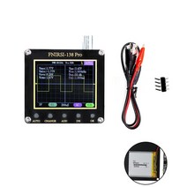 오실로스코프 Oscilloscope fnirsi dso-tc2 디지털 트랜지스터 테스터 2-in-1 pwm 구형파 출력 전압 감지 2.4 tft 풀 컬러 스크린, 배터리로