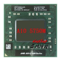 노트북 프로세서 amd a10 시리즈 a10 5750m a10 5750m 2 5ghz 쿼드 코어 쿼드 스레드 CPU 프로세서 35w am5750dec44hl 소켓 fs1, 없음