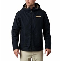 컬럼비아 남성용 러프테일 워크 후드 재킷 블랙 3X 톨, Black, 3X Tall, Black