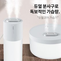 국민 가습기 편한생활 코스트코 난방텐트 안방 세척편한 거실용 아기방 다이소 비염 생수통, 듀얼코어가습기 1000