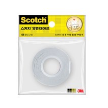 3M 스카치 종이양면 테이프 138 (12mmx10m)