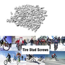 100pcs 9mm 겨울 휠 러그 자동차 타이어 스터드 스크류 스노우 스파이크 휠 타이어 스노우 체인 스터드 ATV 자동차 오토바이 타이어