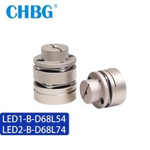 후렉시블 조인트 플렉시블 D68L54 D68L74 알루미늄 다이어프램 CNC 샤프트 커플링 12mm ~ 35mm 축, LED1-B-D68L54 18mm