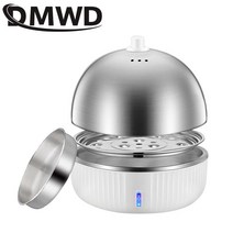 계란찜기 계란삶는기계 맥반석 DMWD-가정용 전기 계란 스팀기 보일러 스테인레스 스틸 자동 멀티 푸드 쿠, [02] With dish