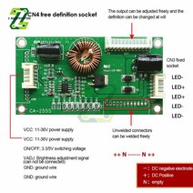 호환 TV 모니터 백라이트 수리 교체 CA-255S 전원 보드 10-48 인치 LED LCD 정전류 부스트 드라이버