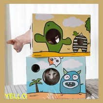 스크래쳐 캣닙 고양이 터널박스 하우스 펫가구 쿠션