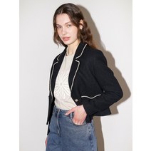 올리브데올리브 트위드 싱글 버튼 자켓 재킷 OW3SJ1030