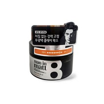 엘라스틴 맨인매트 왁스 80g 헤어스타일링 미용실 셀프 헤어 볼륨 탈모 스타일링 10대 20대 30대 남자 여자 친구 생일 선물