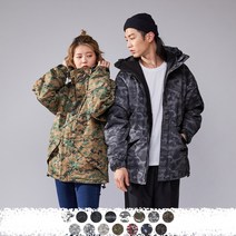 티티뱅크 싸우스 패턴 야상 점퍼
