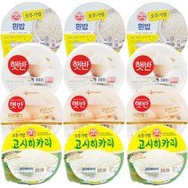 오뚜기밥3개 + CJ햇반3개 + CJ이천쌀밥3개 + 오뚜기 고시히카리3개, 오뚜기밥3+CJ햇반3+CJ이천쌀밥3+오 고시히카리3