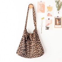 레오파드 에코백 호피 가방