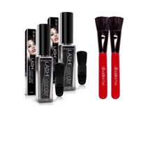 디바덤 래쉬 익스텐더 속눈썹 연장 마스카라 9ml + 빨간 브러쉬, 블랙, 6세트